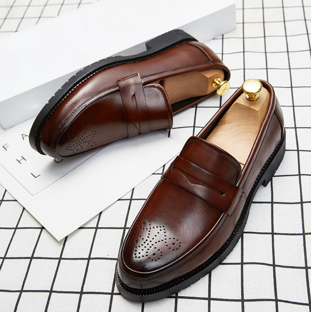 Men's Genuine Leather Breathable Casual Shoes