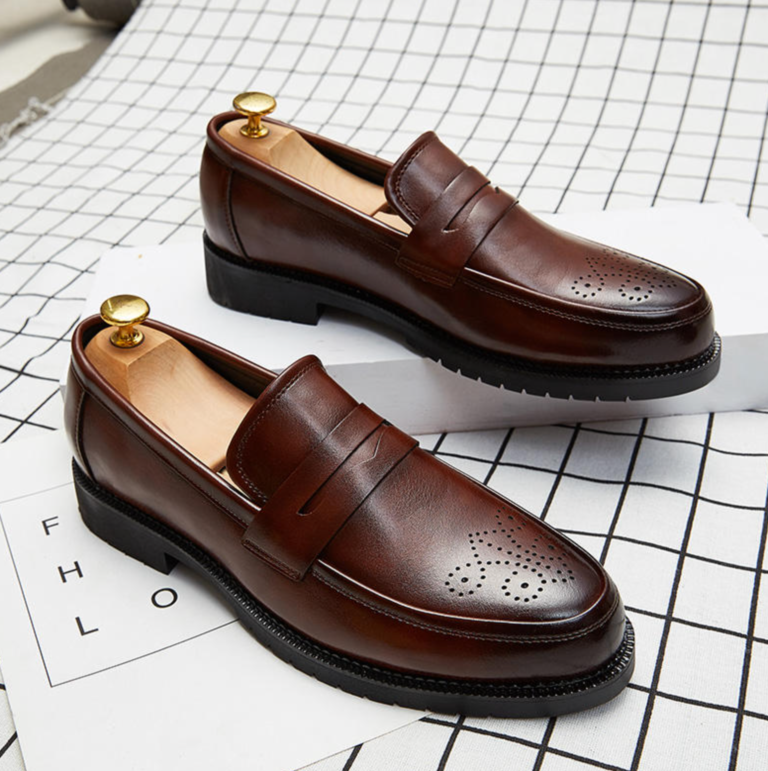 Men's Genuine Leather Breathable Casual Shoes