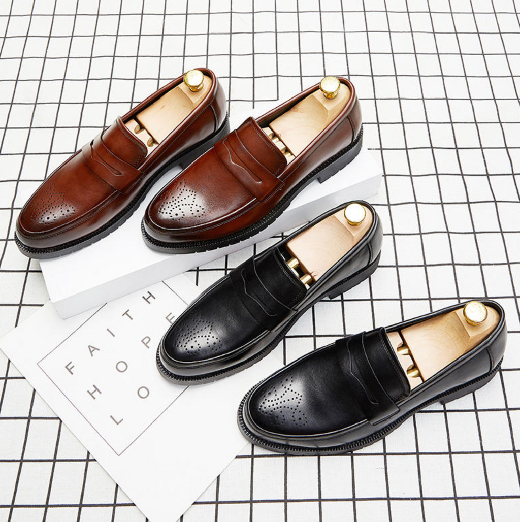 Men's Genuine Leather Breathable Casual Shoes