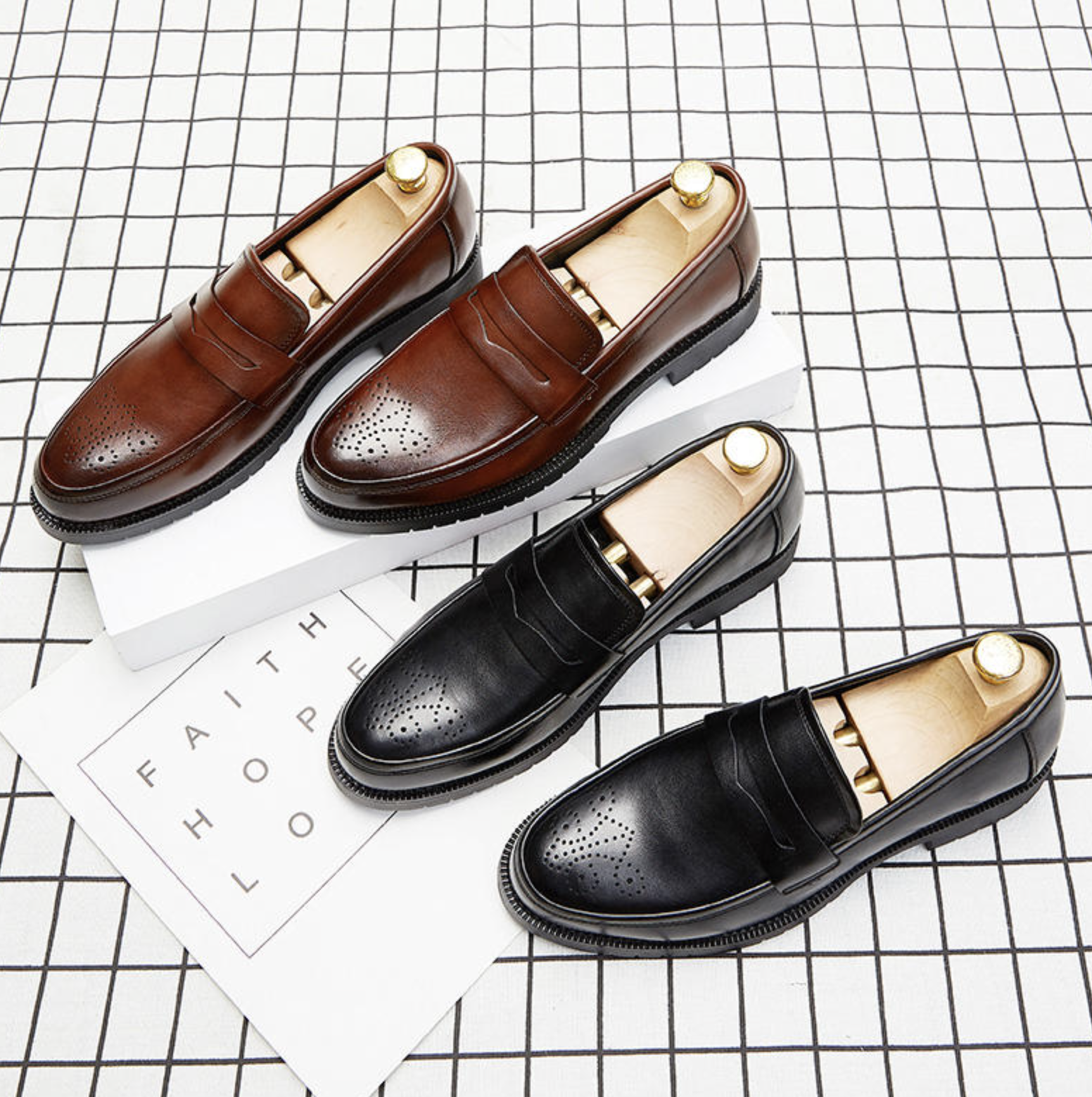 Men's Genuine Leather Breathable Casual Shoes