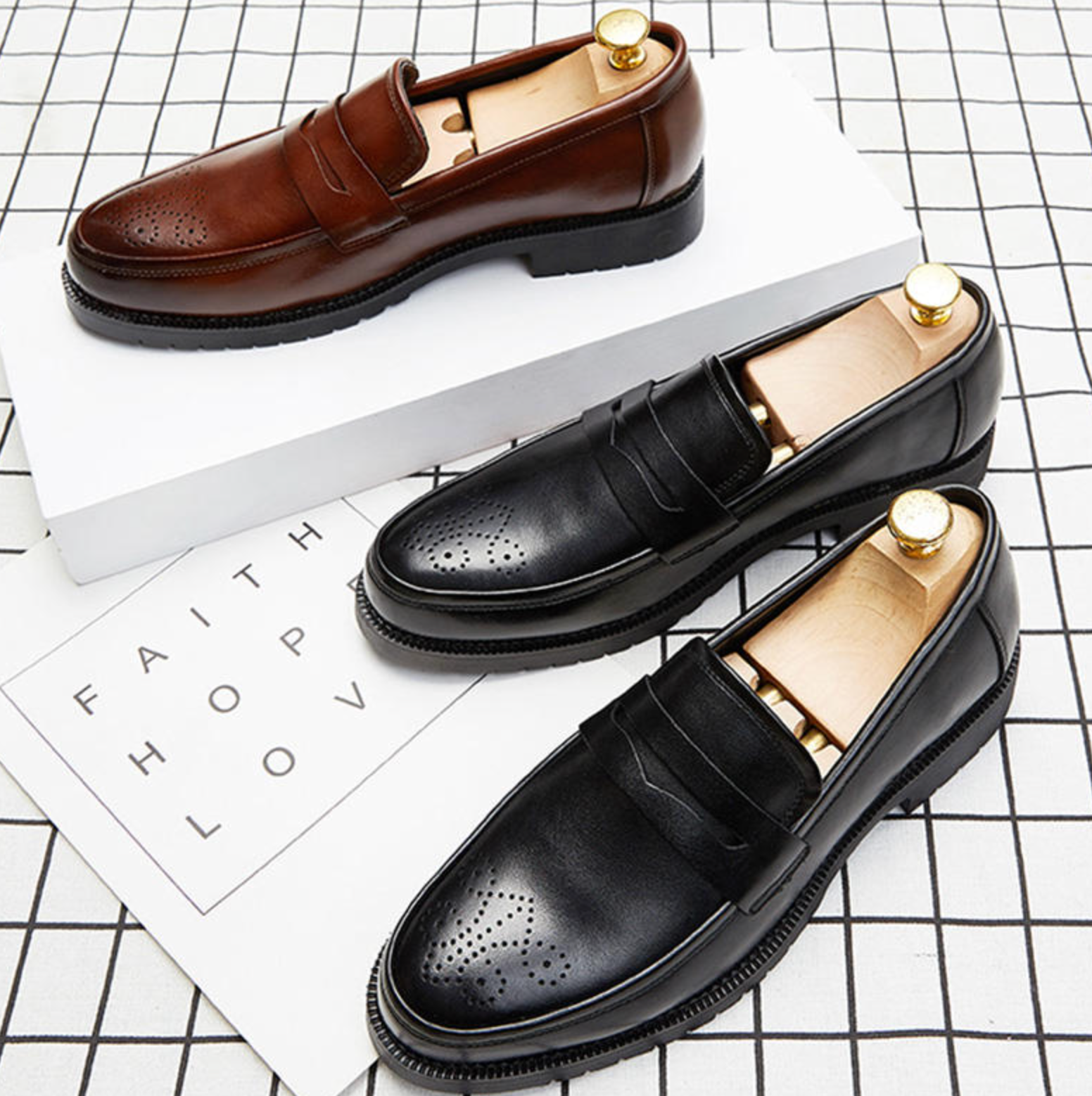Men's Genuine Leather Breathable Casual Shoes
