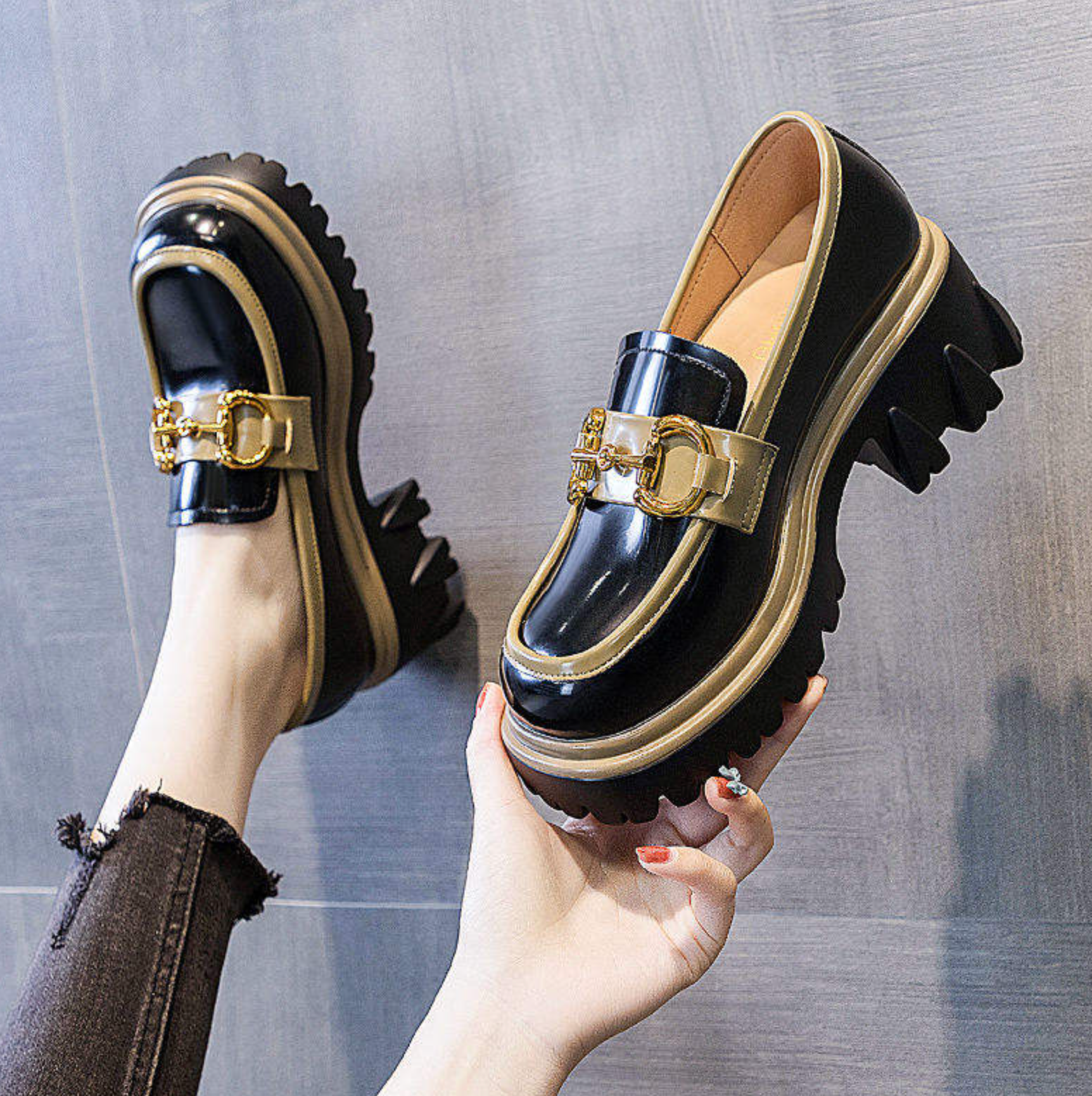 Women's PU Leather Fashion Loafers