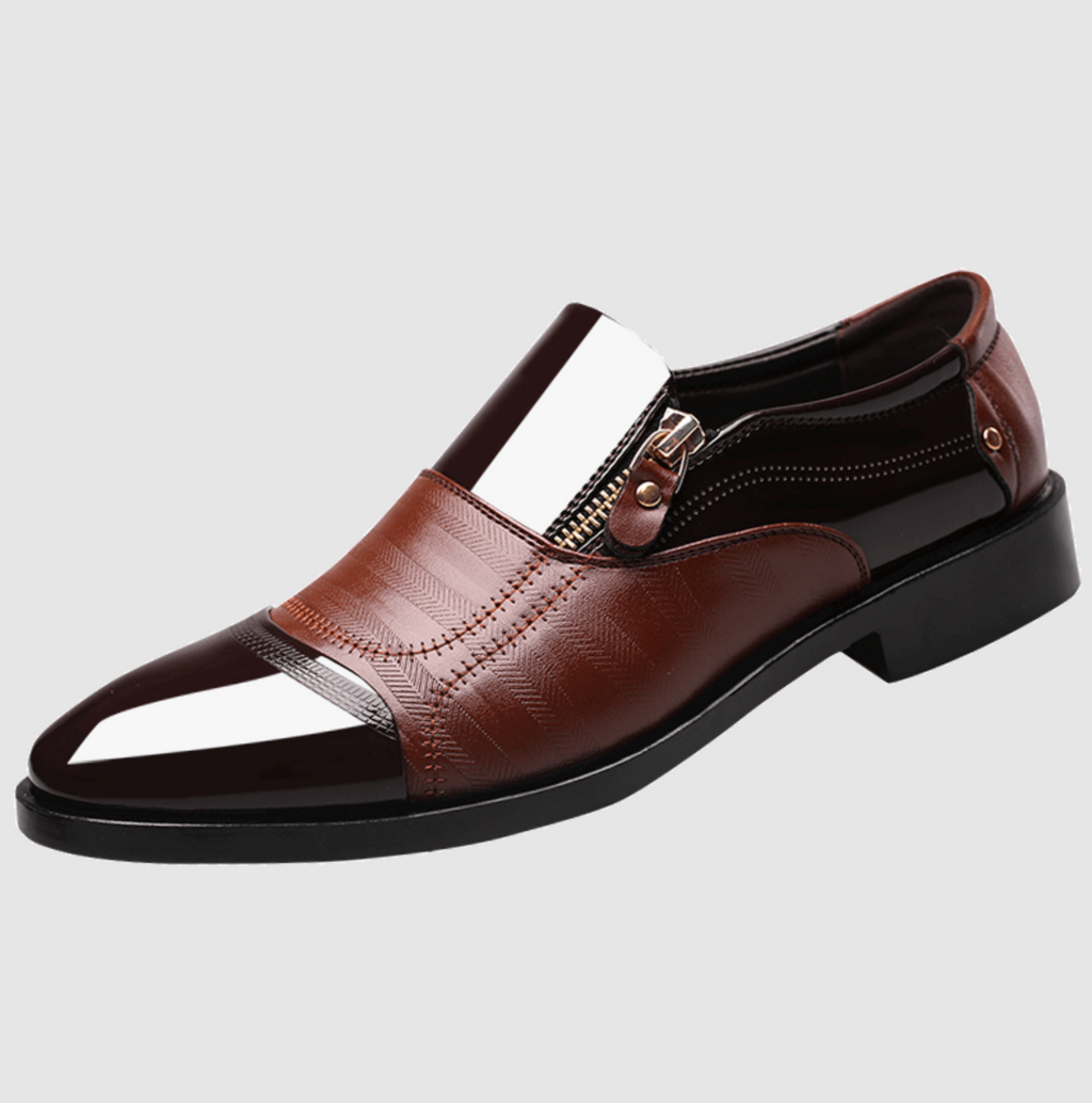 Men's Genuine Leather Slip-On Shoes