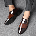 Men's Genuine Leather Slip-On Shoes