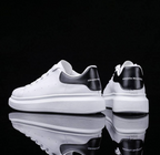 Luxury Unisex Flat Bottom White Casual Sneakers